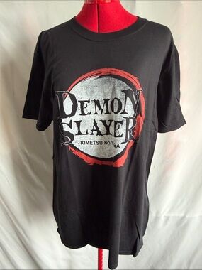 Demon Slayer Kimetsu No Yaiba Graphic Tee - Black
